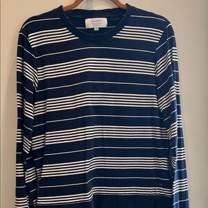 La Ligne Navy & White Striped Long-Sleeve Tee